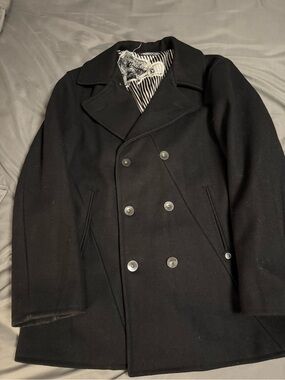 RARE Vtg Volcom Veacoat Wool Limited Edition Peacoat Jacket Numbered 21/500 L